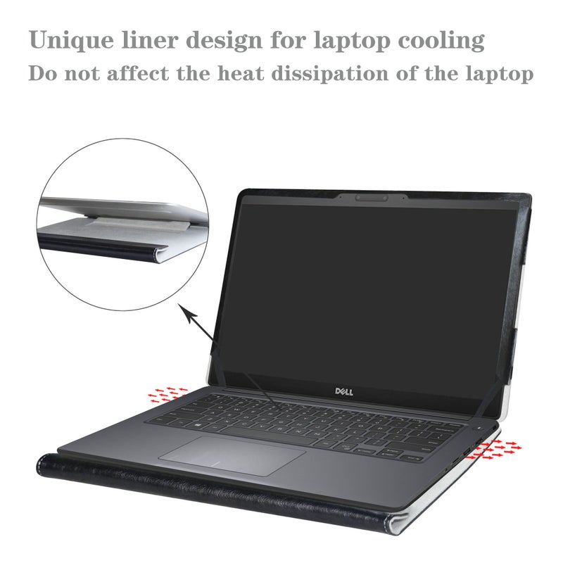 Alapmk Protective Case Cover for Dell Latitude 14 7490 7480 14" Series Laptop(Warning:Not fit Latitude 14 E7470 E7450 E7440),Black - Image 3